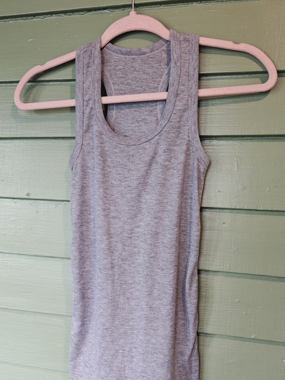 Women’s Gray Racerback Tank Top